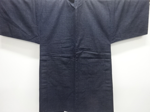 JAPANESE KIMONO / ANTIQUE MENS HAORI / COTTON / KURUME KASURI